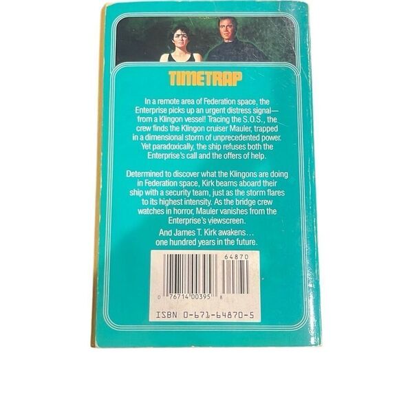 Star Trek Timetrap Book #40 Paperback by David Dvorkin Vintage - Picture 2 of 6